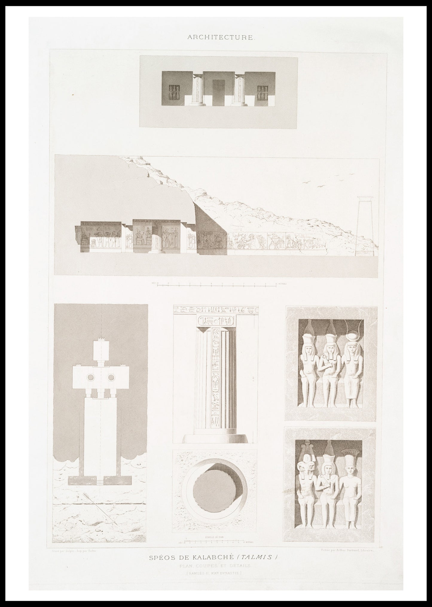 Architecture 'Nécropole de Thèbes'