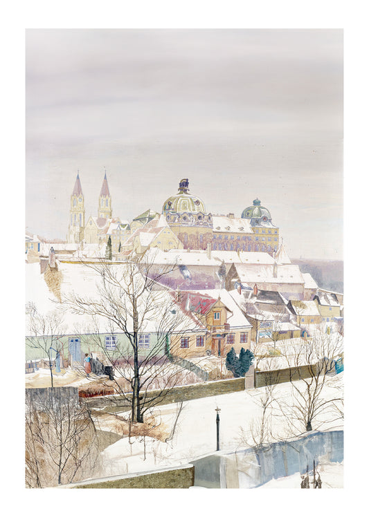 Klosterneuburg in Winter