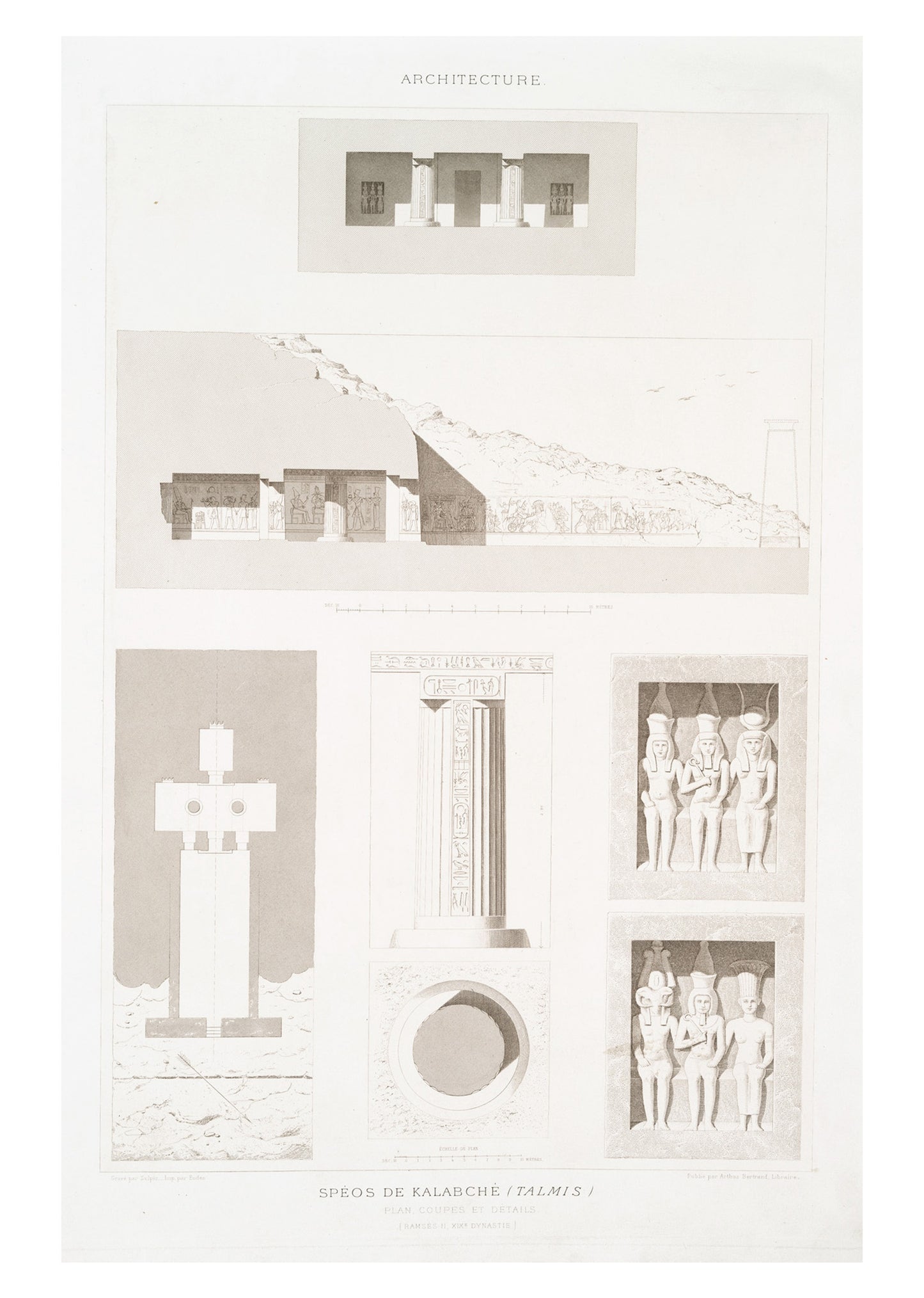 Architecture 'Nécropole de Thèbes'