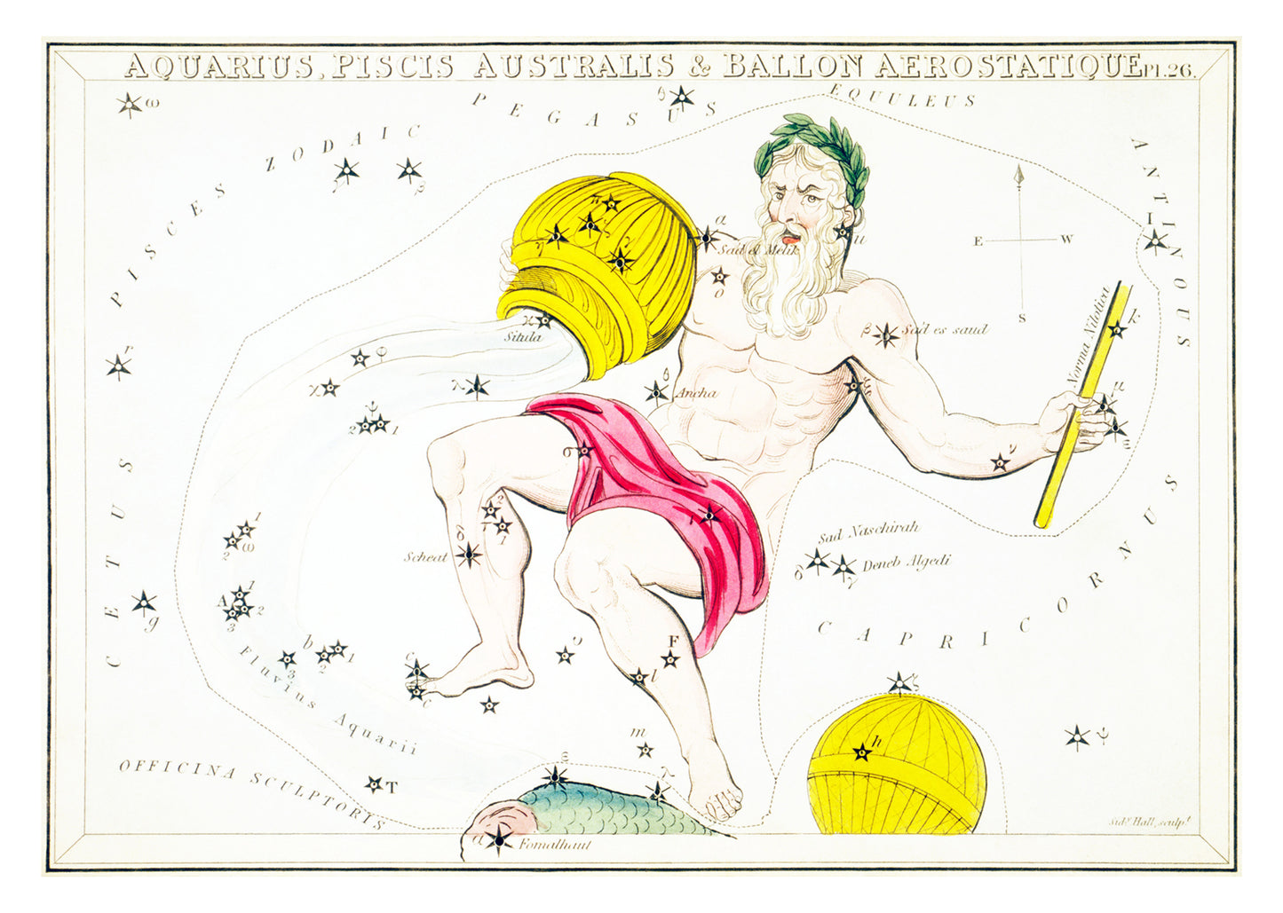 Aquarius, Piscis Australis & Ballon Aerostatique