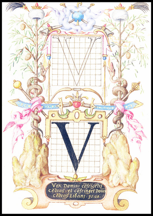 Guide for Constructing the Letter V