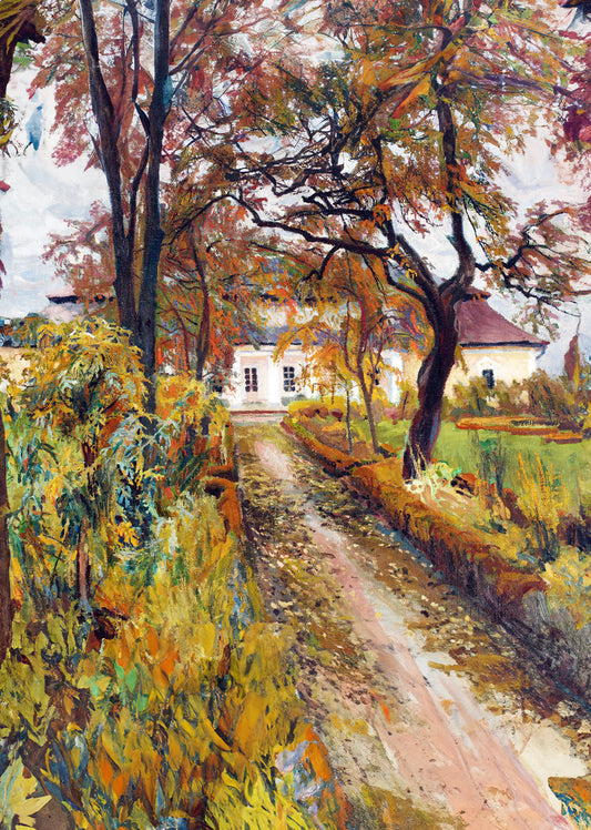 Manor House In Autumn