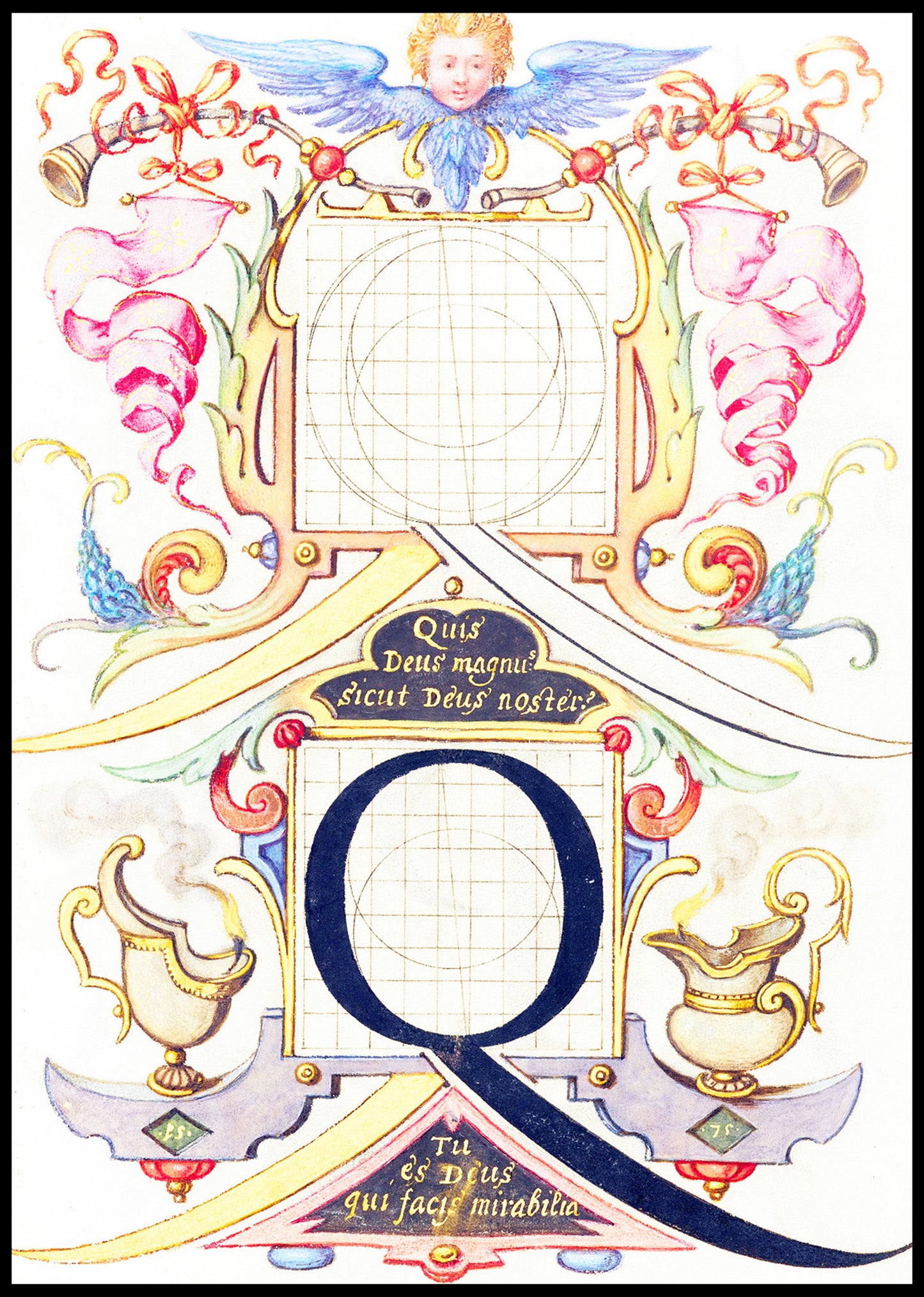 Guide for Constructing the Letter Q