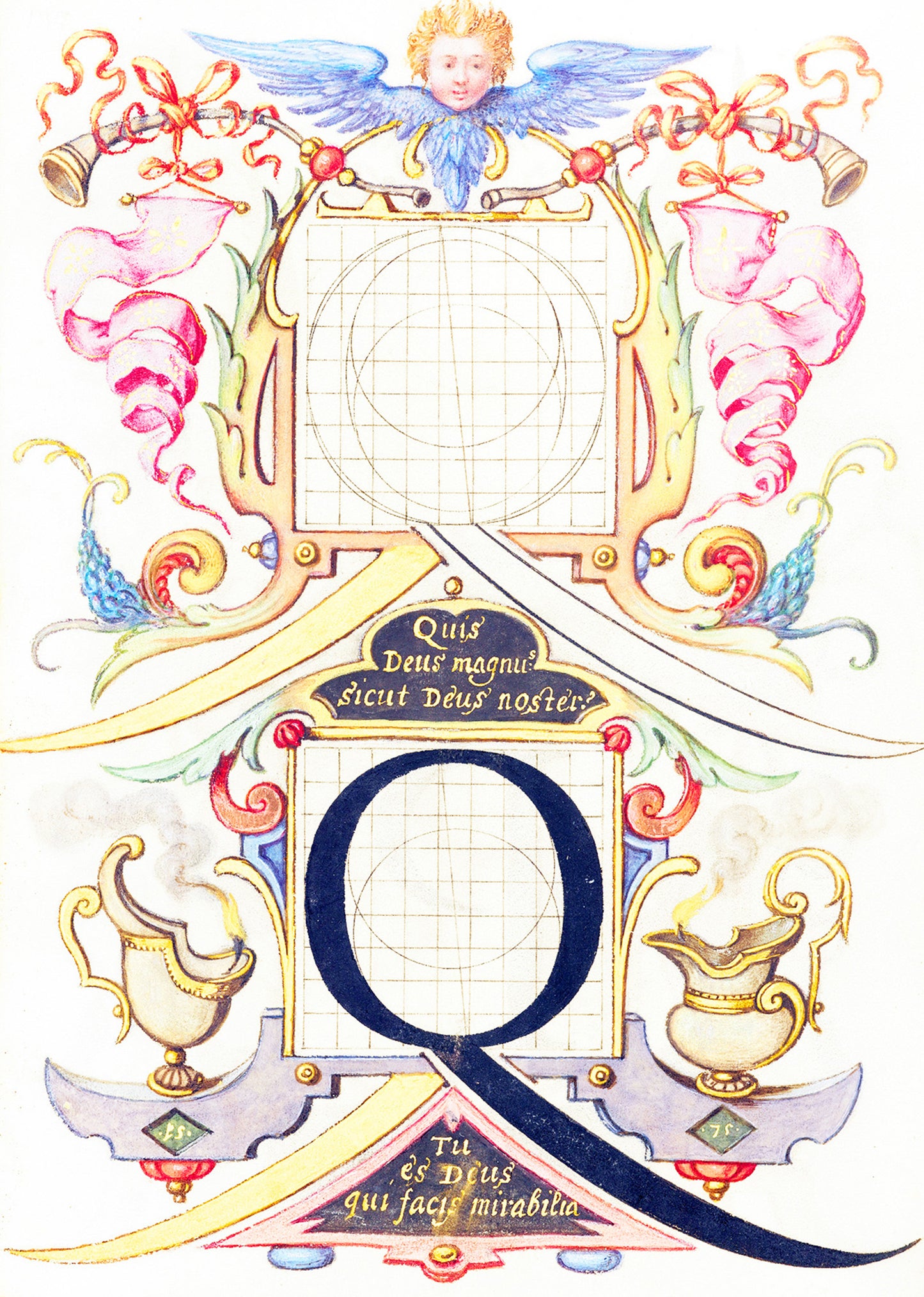 Guide for Constructing the Letter Q