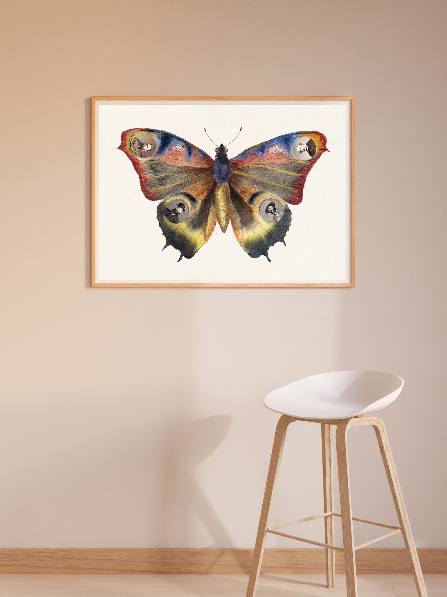 "Madame B" Butterfly Poster