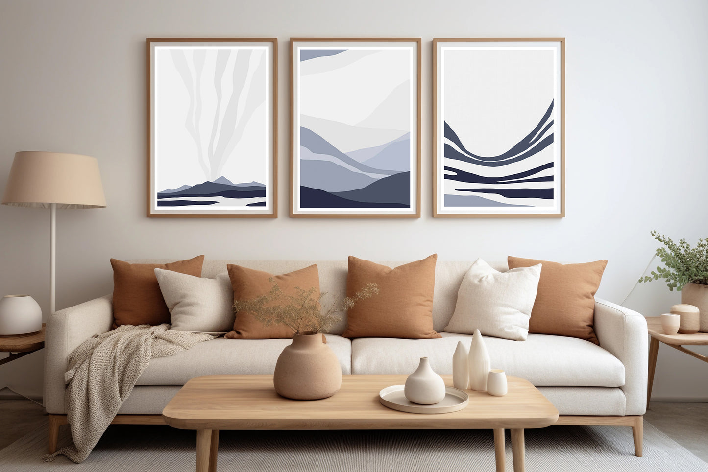 Scandinavian Abstract Posters Trio Pack