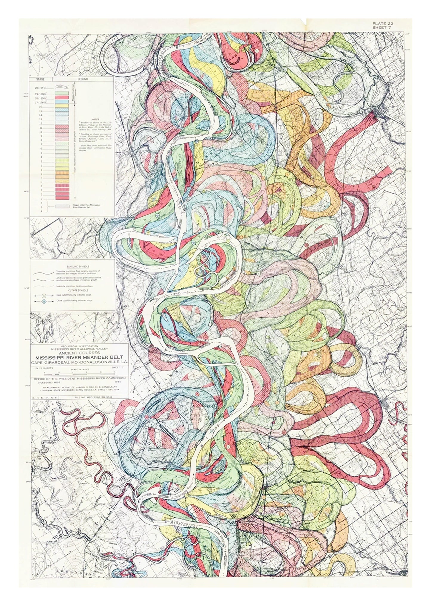 Ancient Courses "Mississippi River Meander Belt"