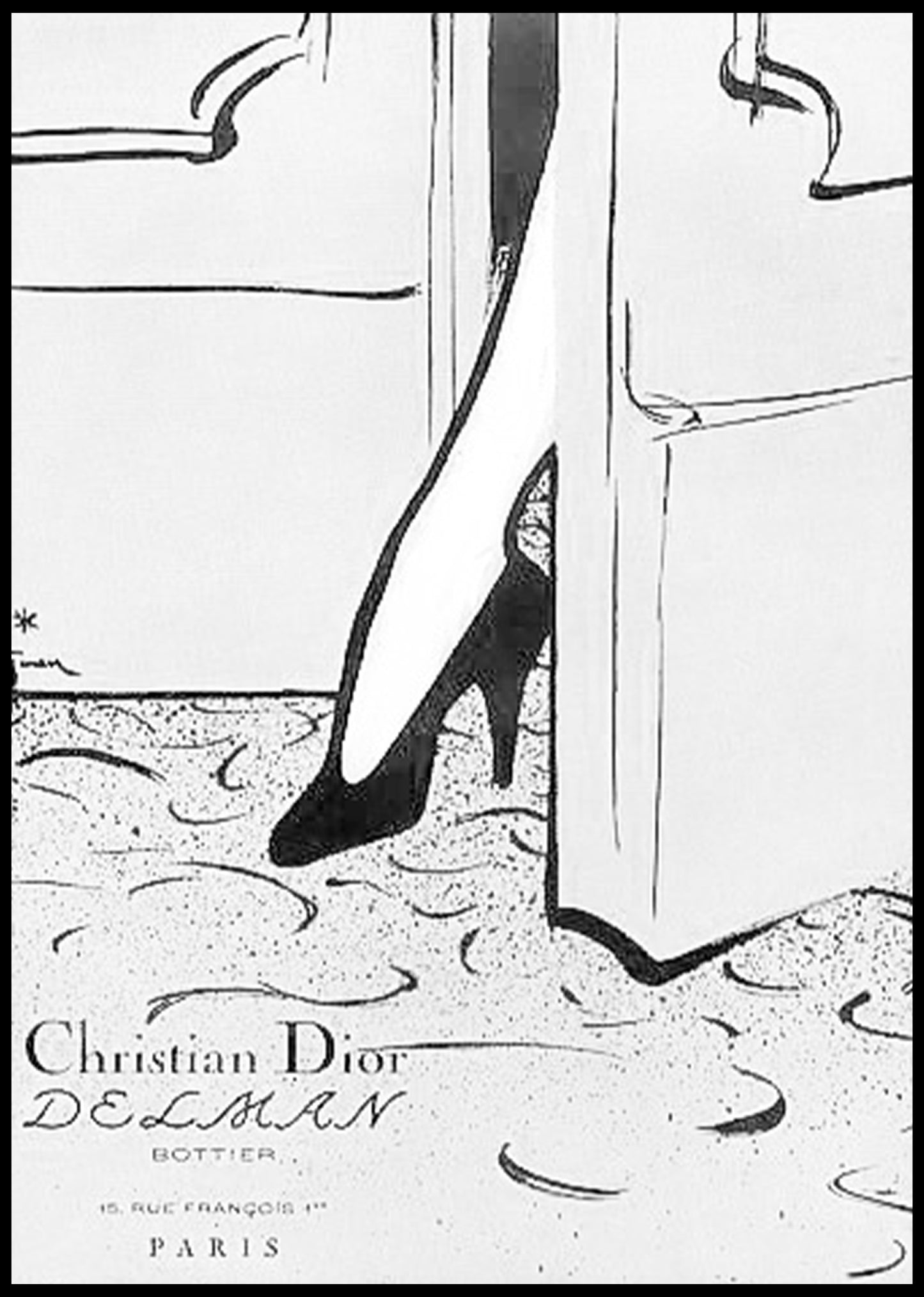 Dior Shoes Ad Poster