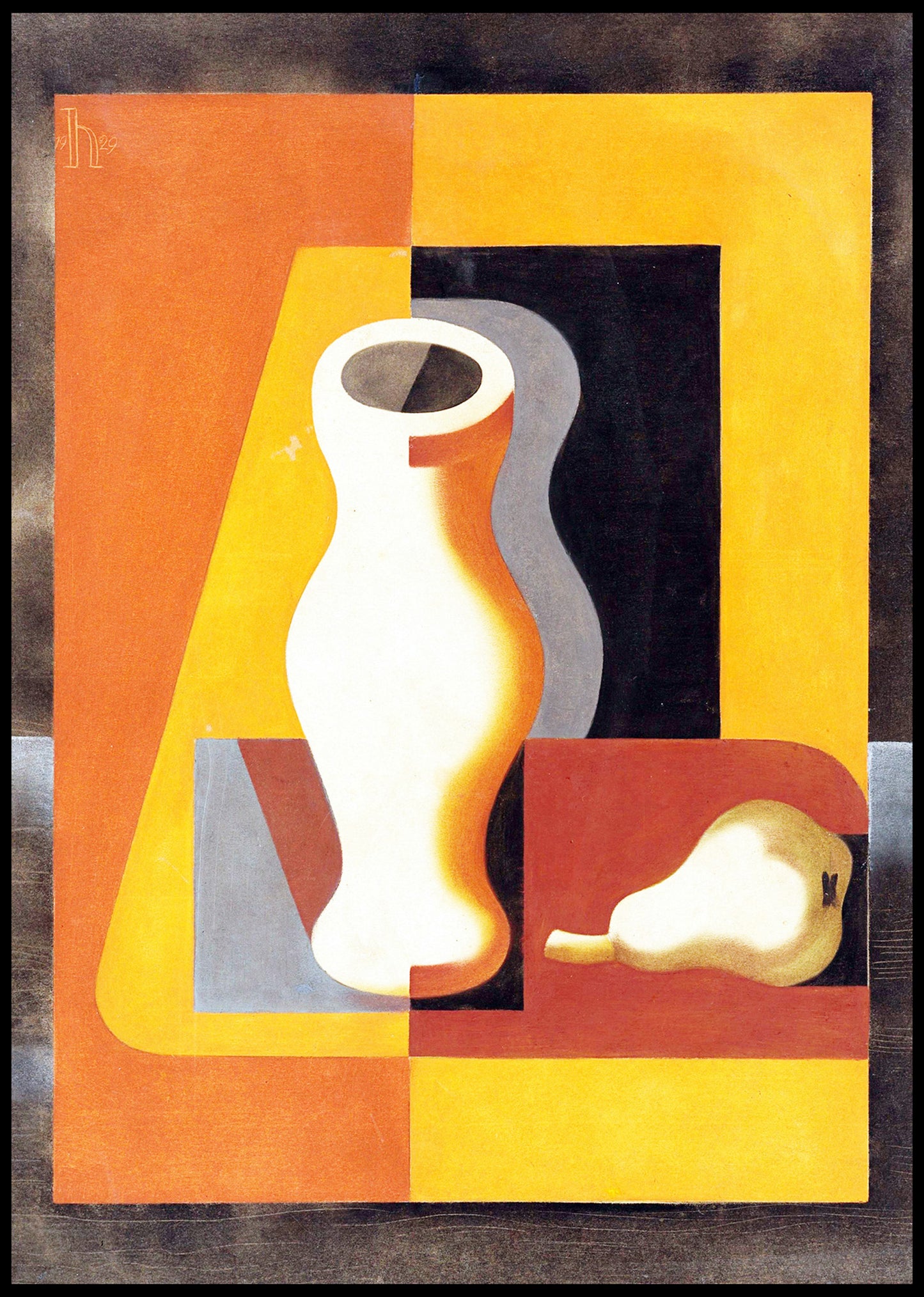 Still Life with Jug and Pear