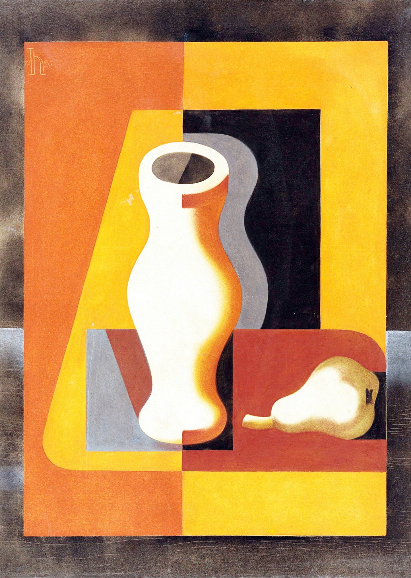 Still Life with Jug and Pear