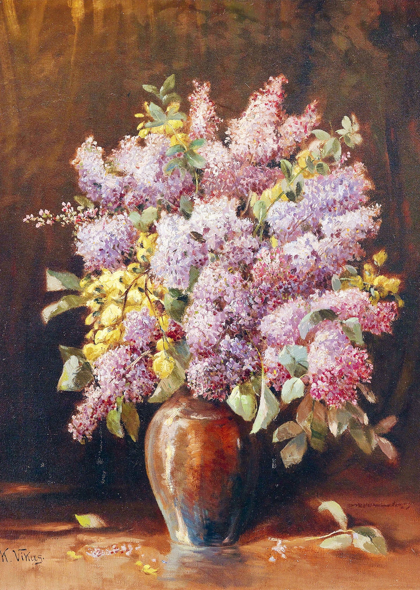 Lilacs in vase