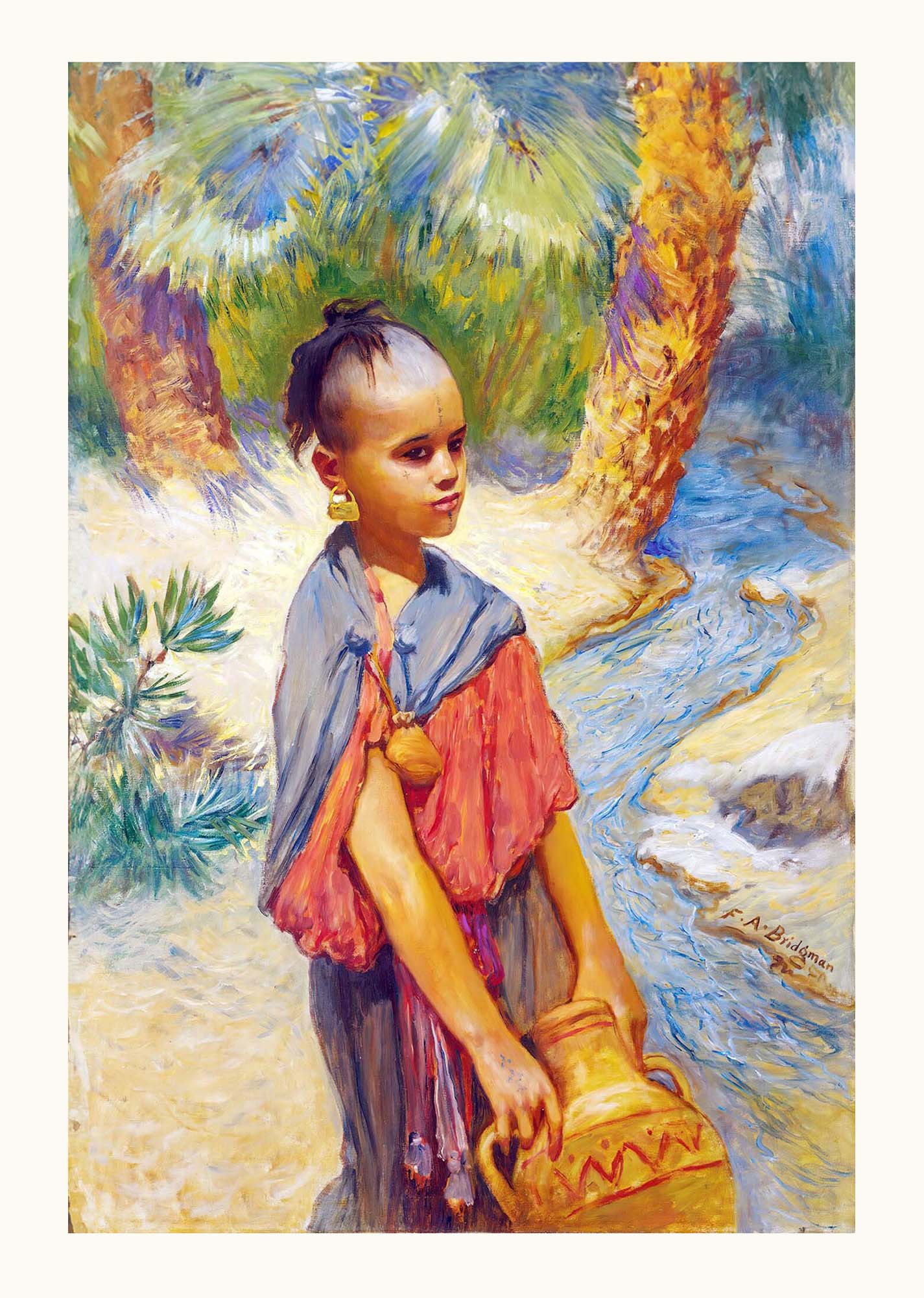 A Young Girl By A River