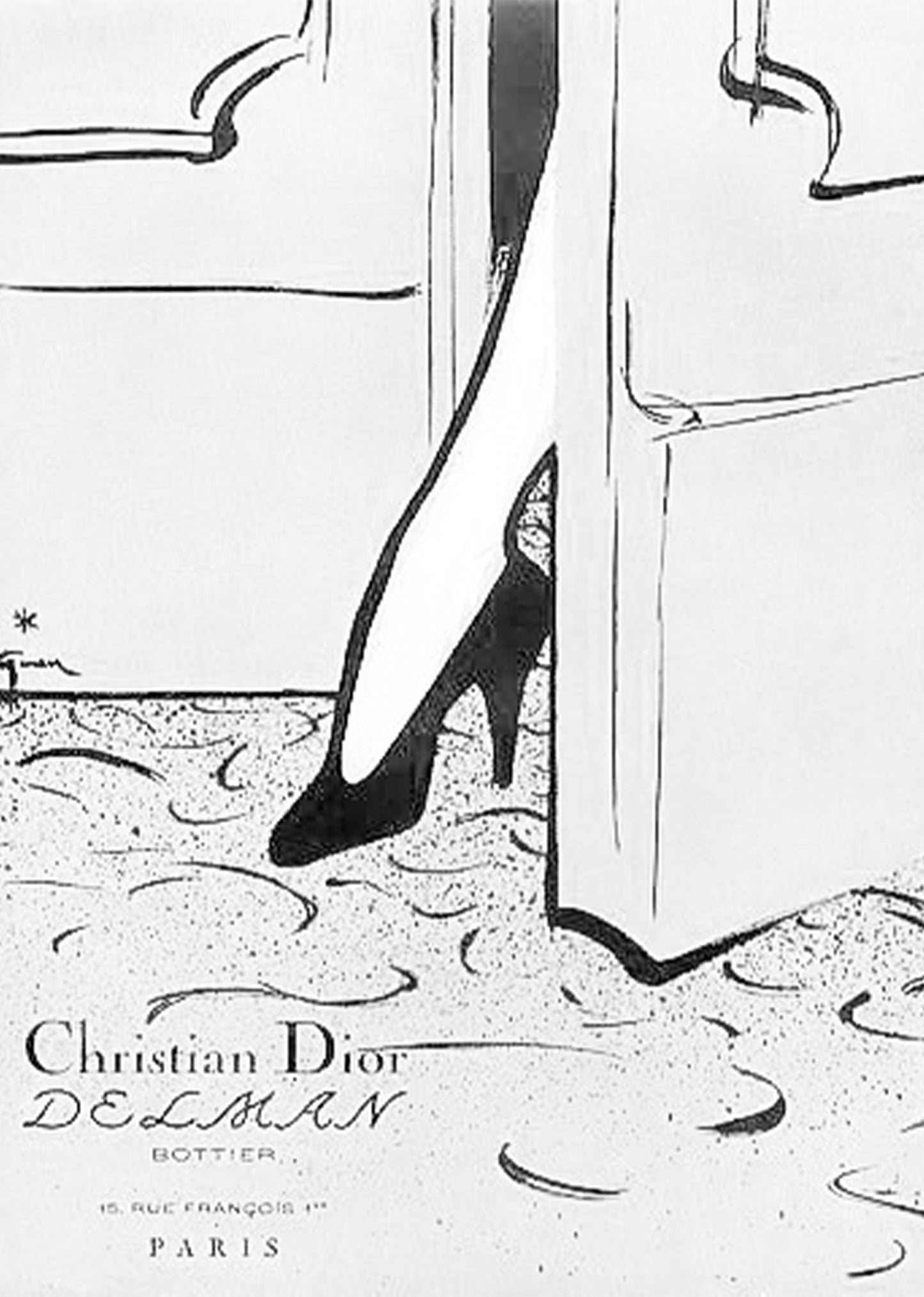 Dior Shoes Ad Poster