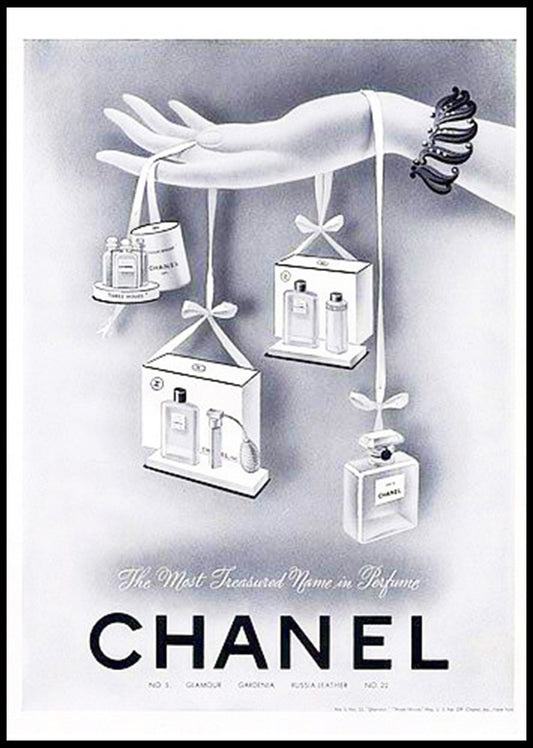 Chanel Perfume Ad Poster