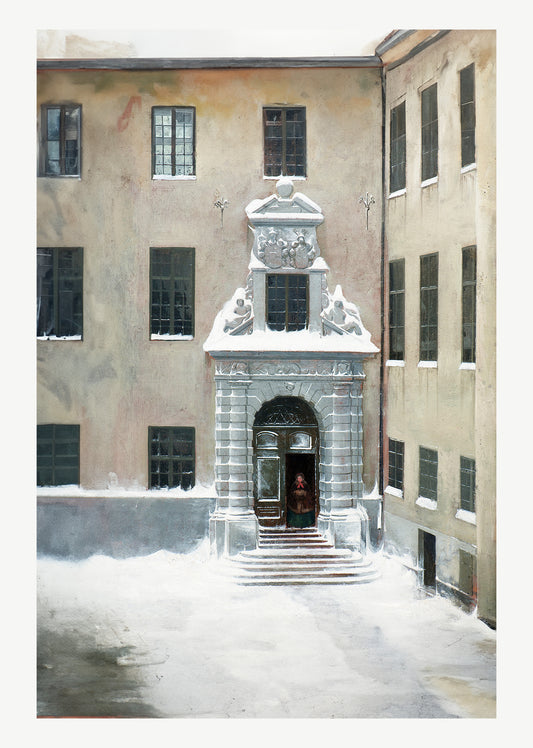 Winter Scene from the Present Foreign Office, Stockholm