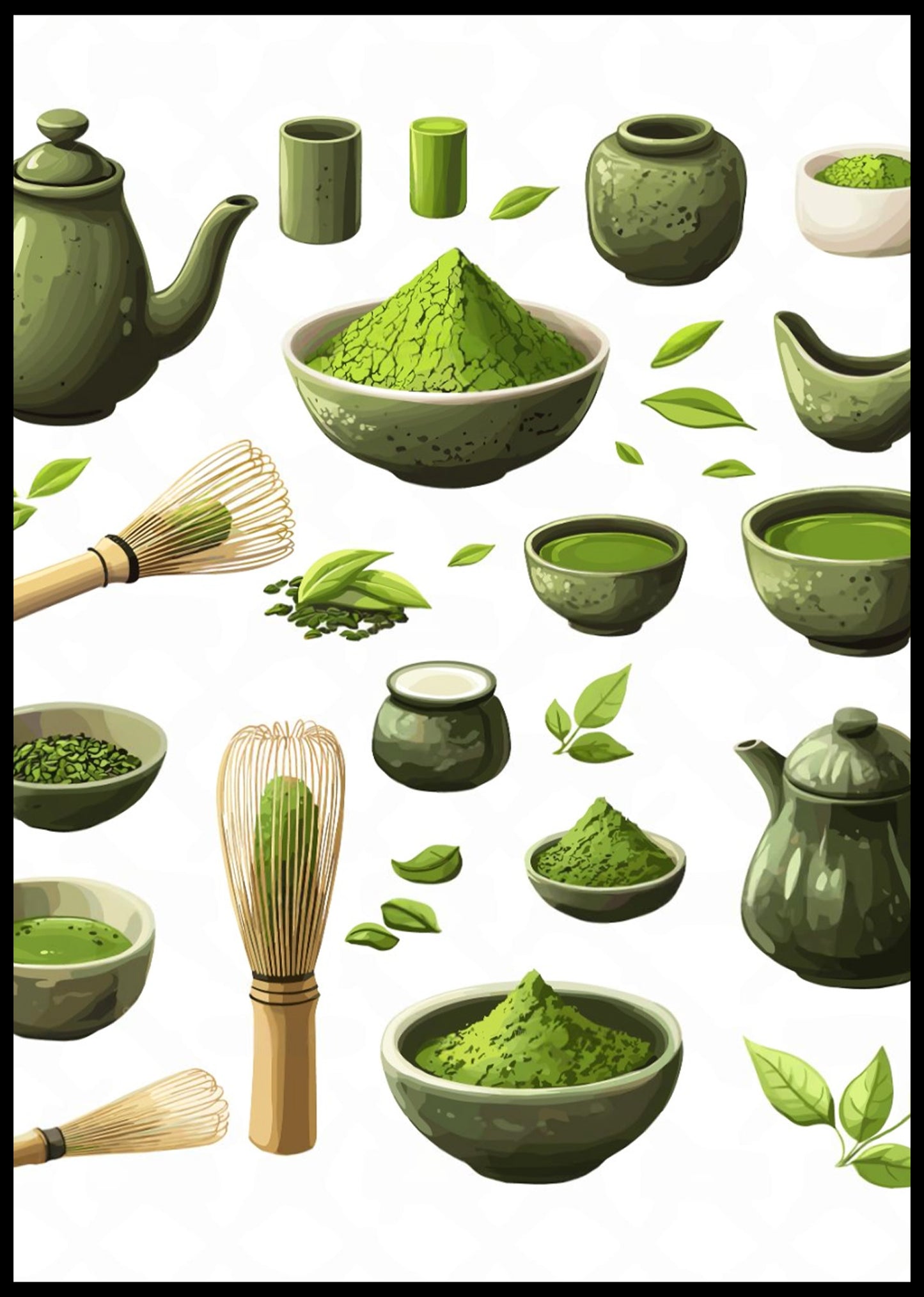 Matcha Lovers Poster - Hakyarts