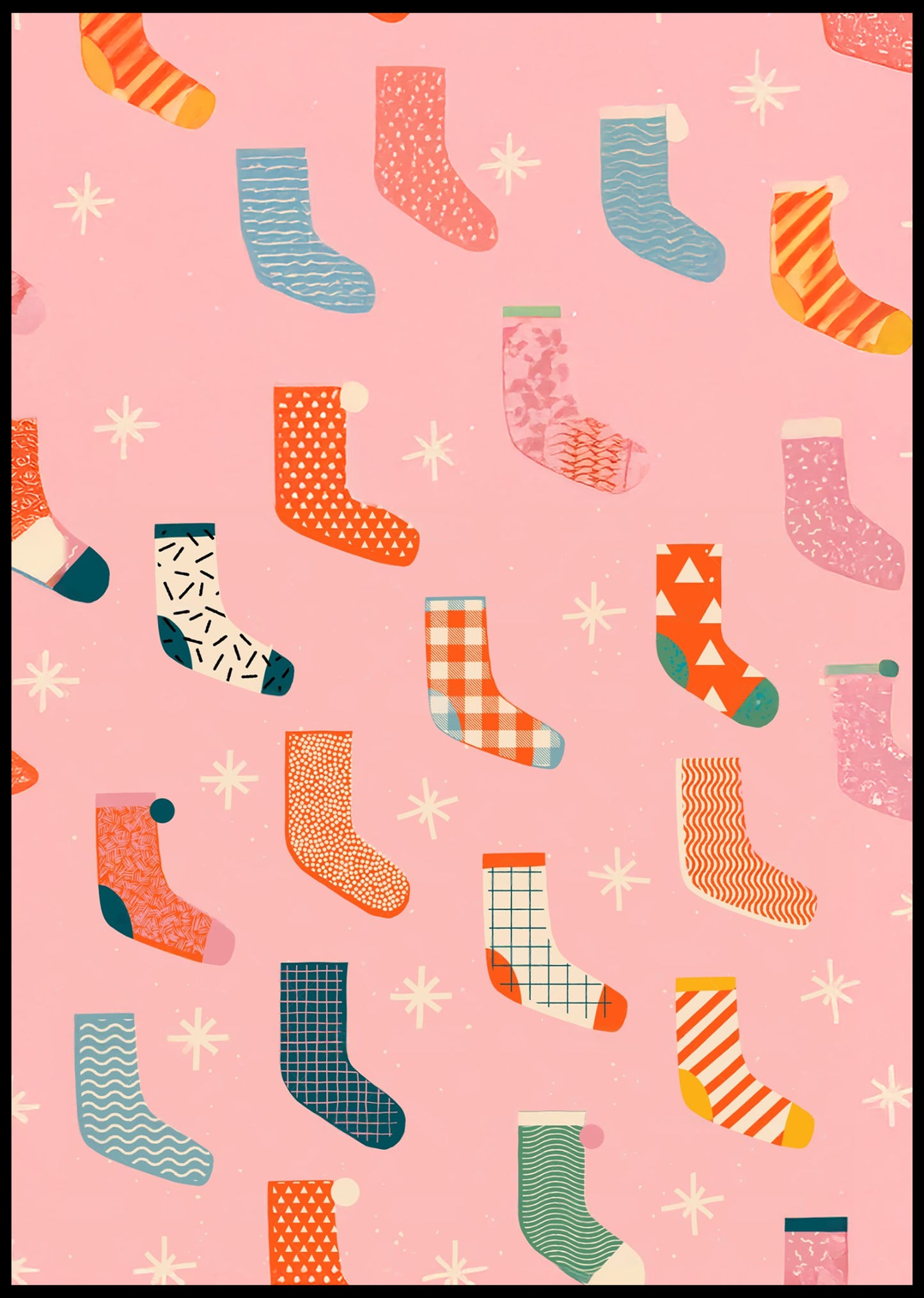 Colourful Socks Poster