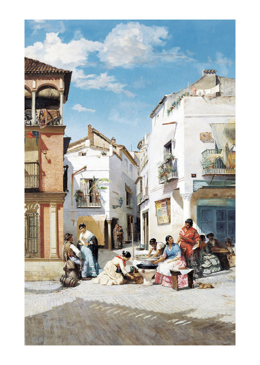 Rosquilla Sellers in a Corner of Seville