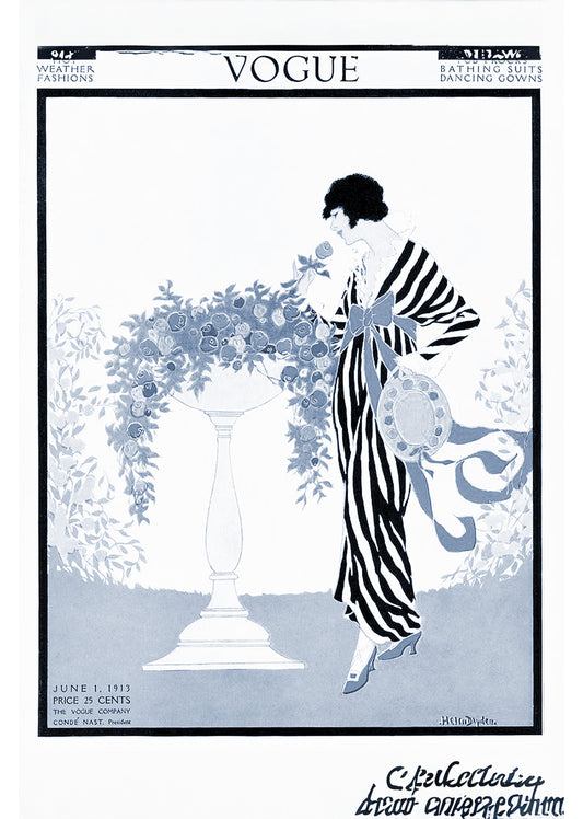 Vogue Cover Poster June 1st 1913