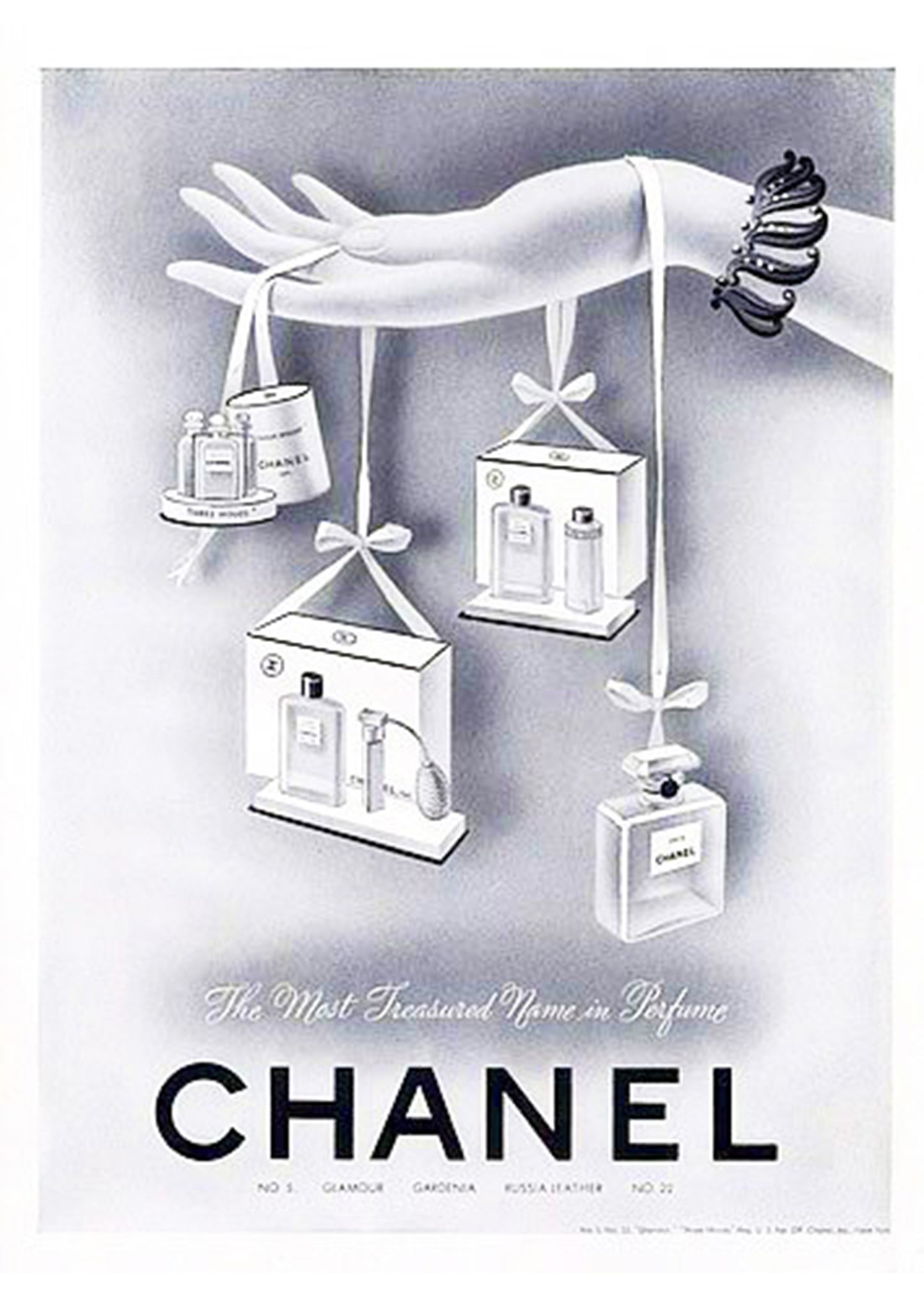 Chanel Perfume Ad Poster