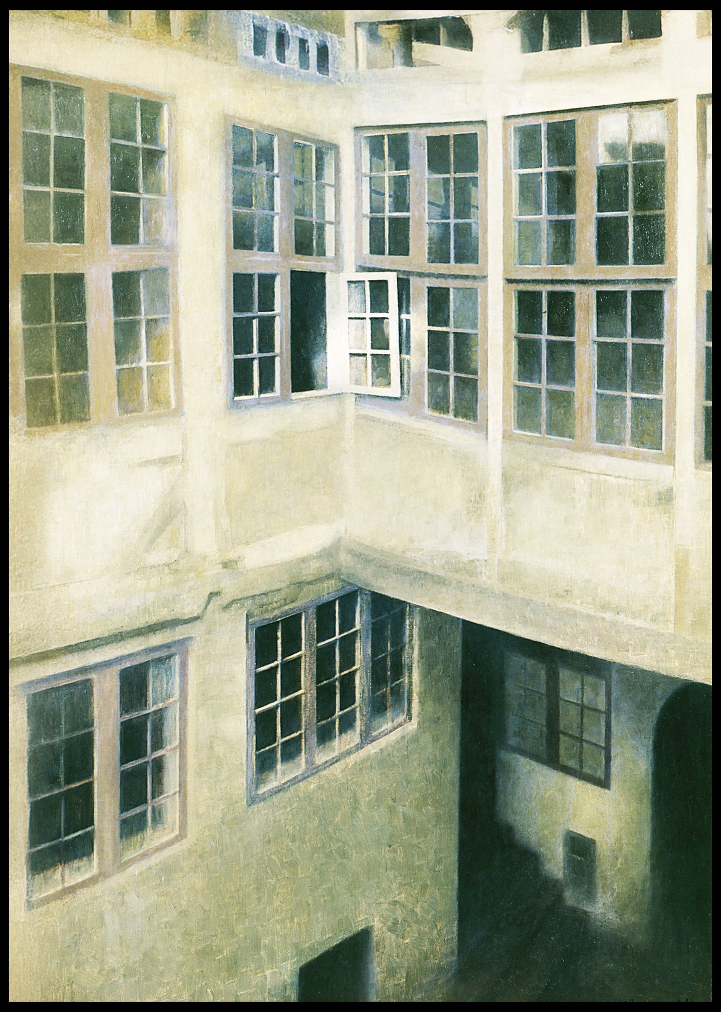 Vilhelm Hammershøi  - Interior of Courtyard, Strandgade 30 II