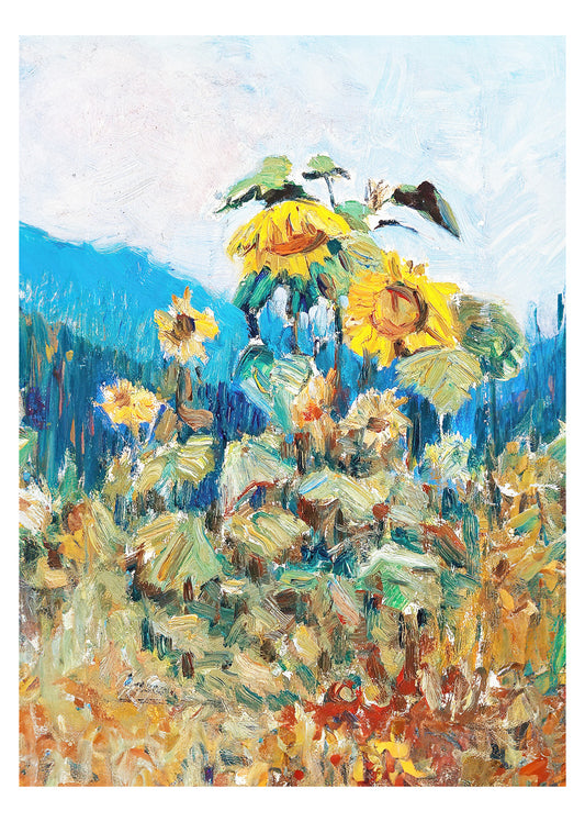 Study of Sunflowers