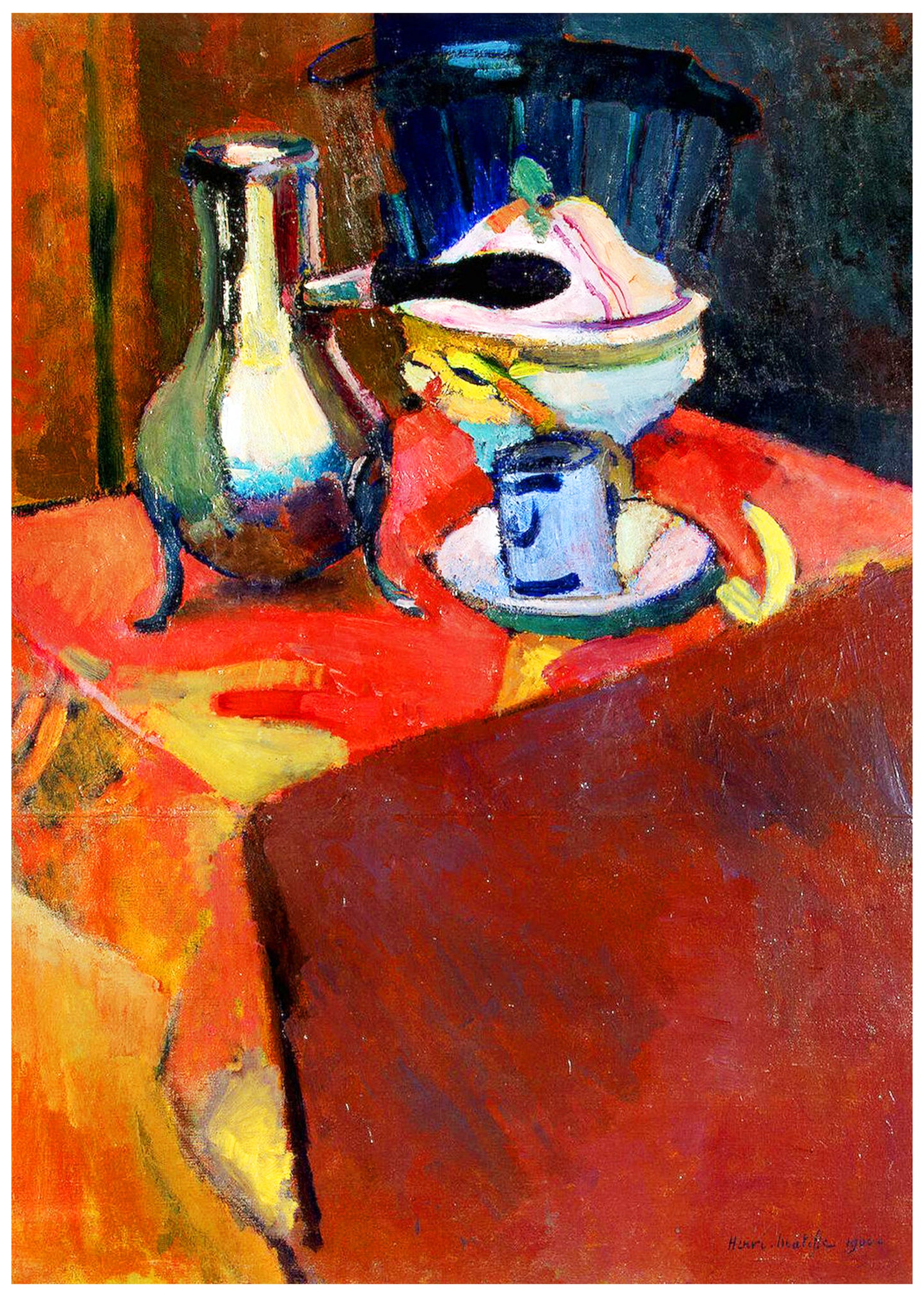 Henri Matisse  - Crockery On A Table