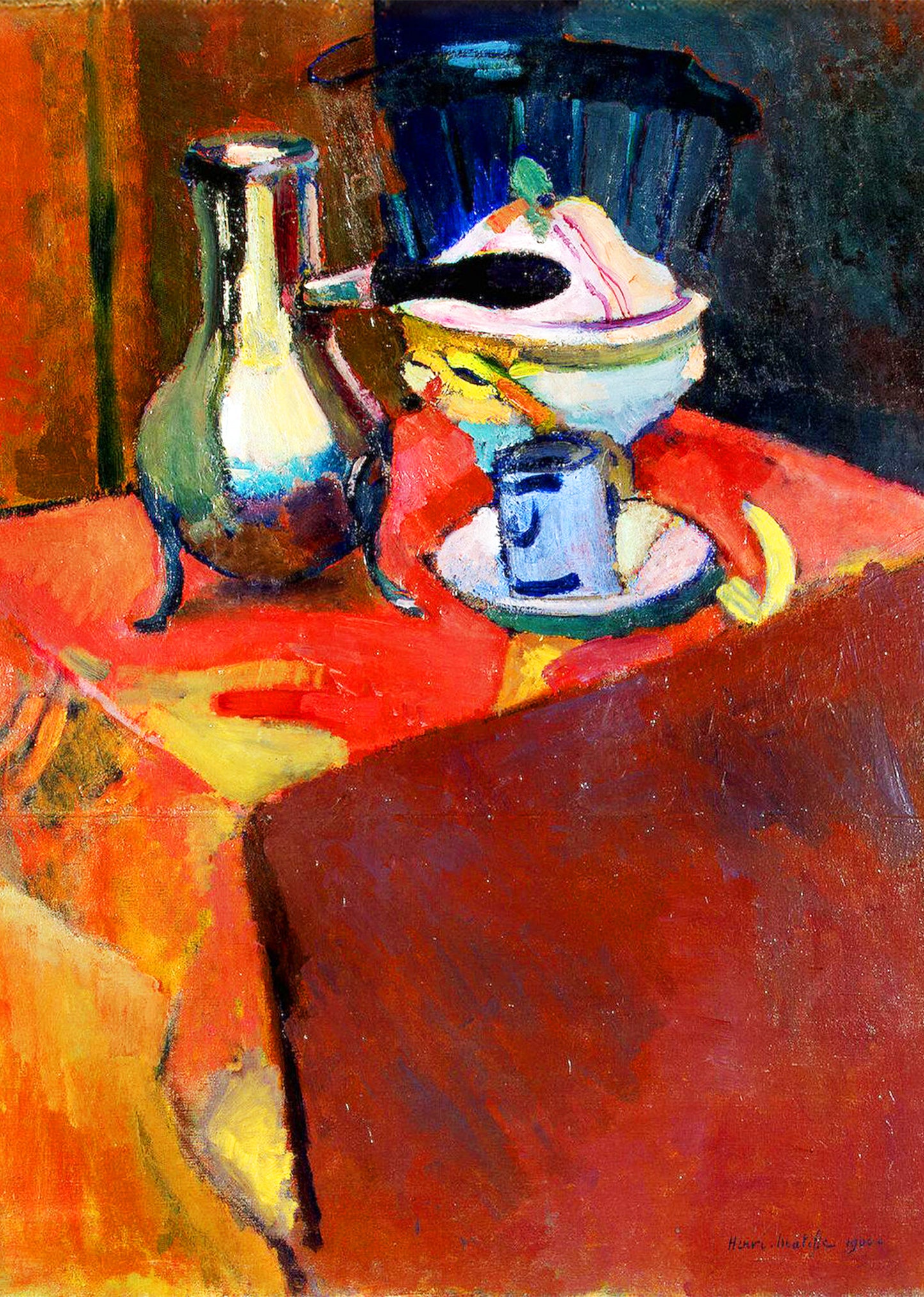 Henri Matisse  - Crockery On A Table