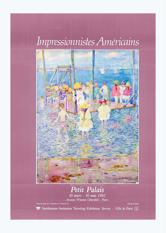 Art Exhibition Poster "Impressionnistes Américains"