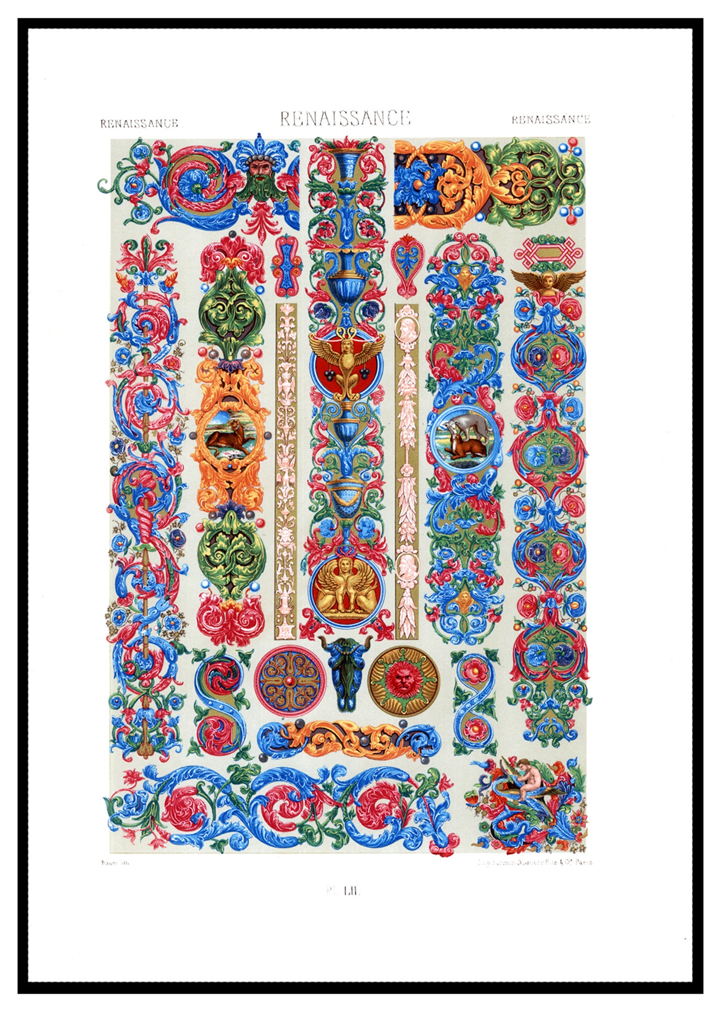 Polychrome Ornament Pl. 52 "Renaissance"