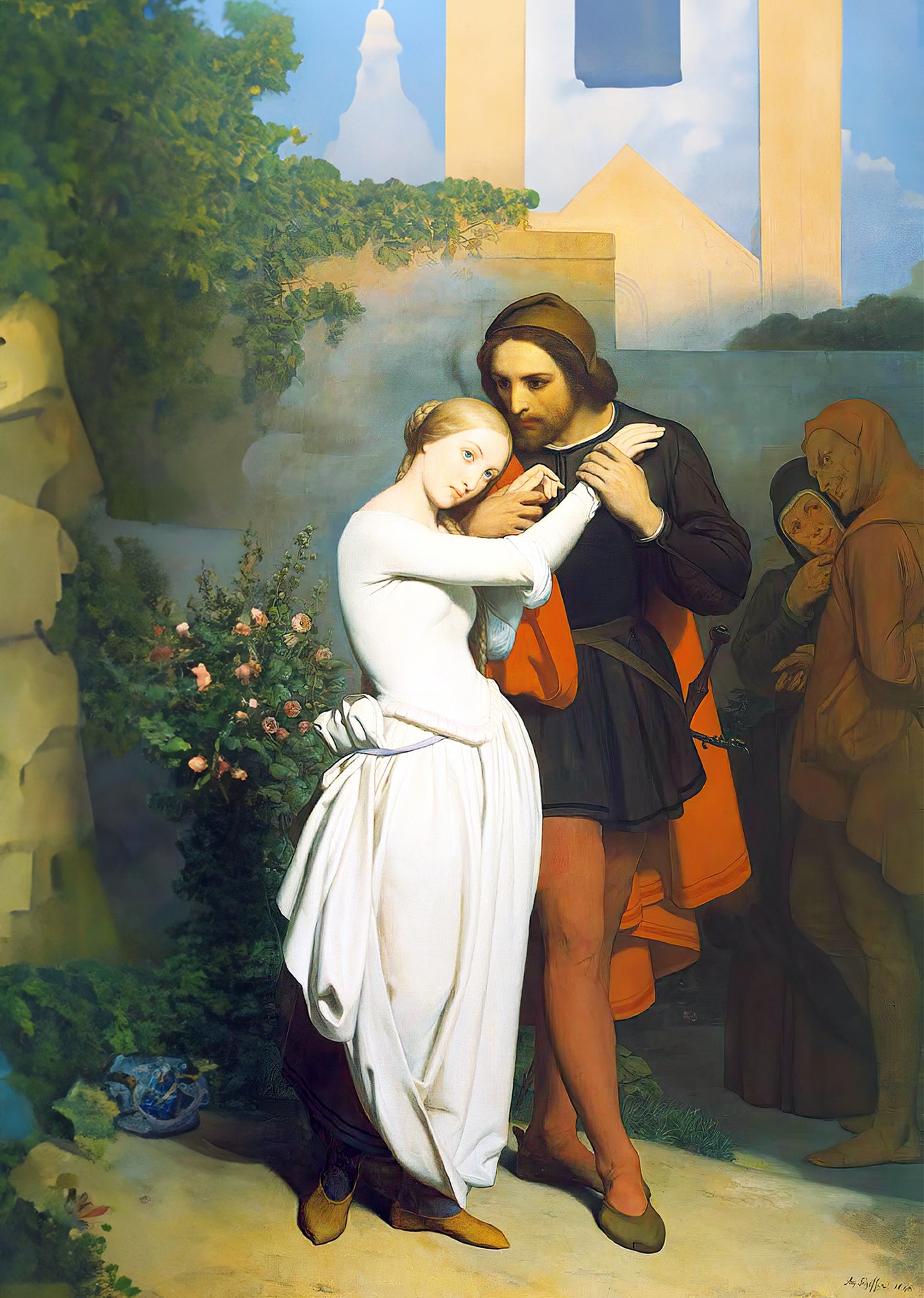 Faust And Marguerite In The Garden