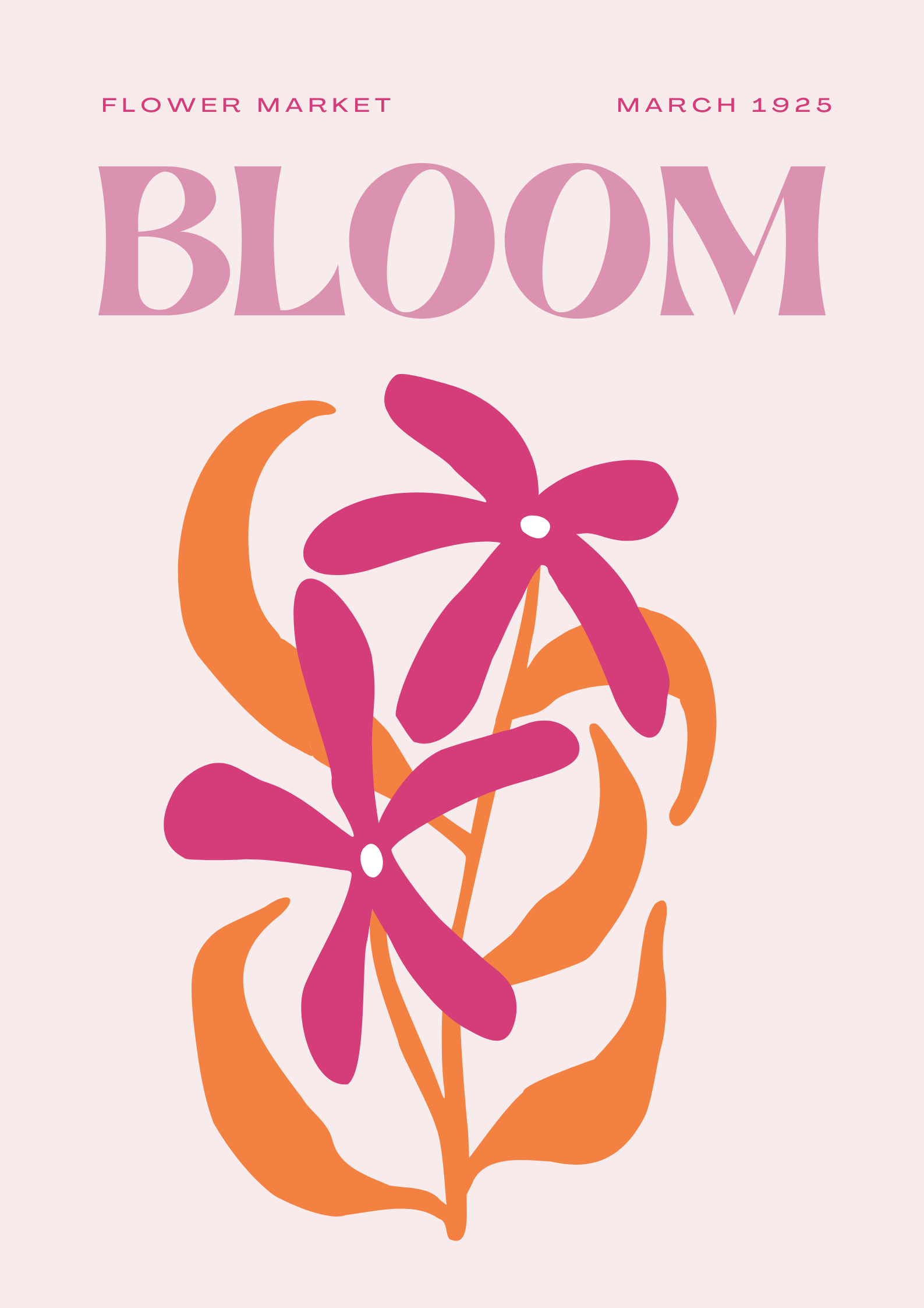 Abstract Bloom Poster - Hakyarts