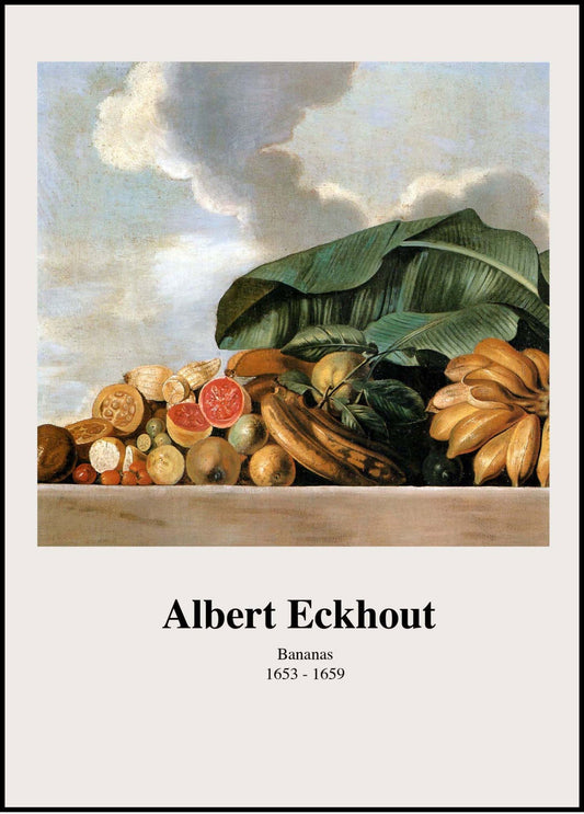 Albert Eckhout - Bananas Poster - Hakyarts