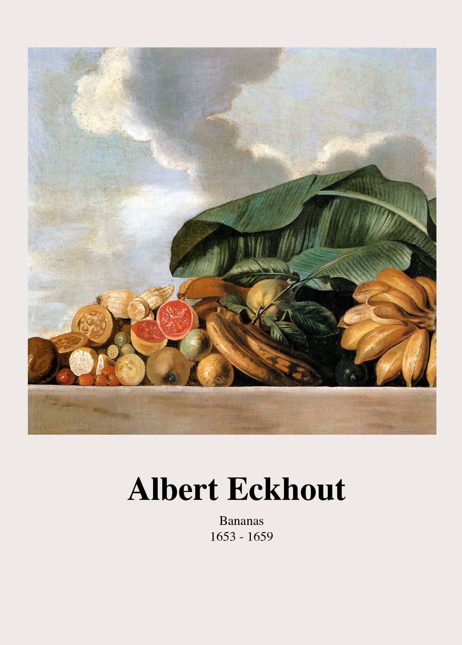 Albert Eckhout - Bananas Poster - Hakyarts