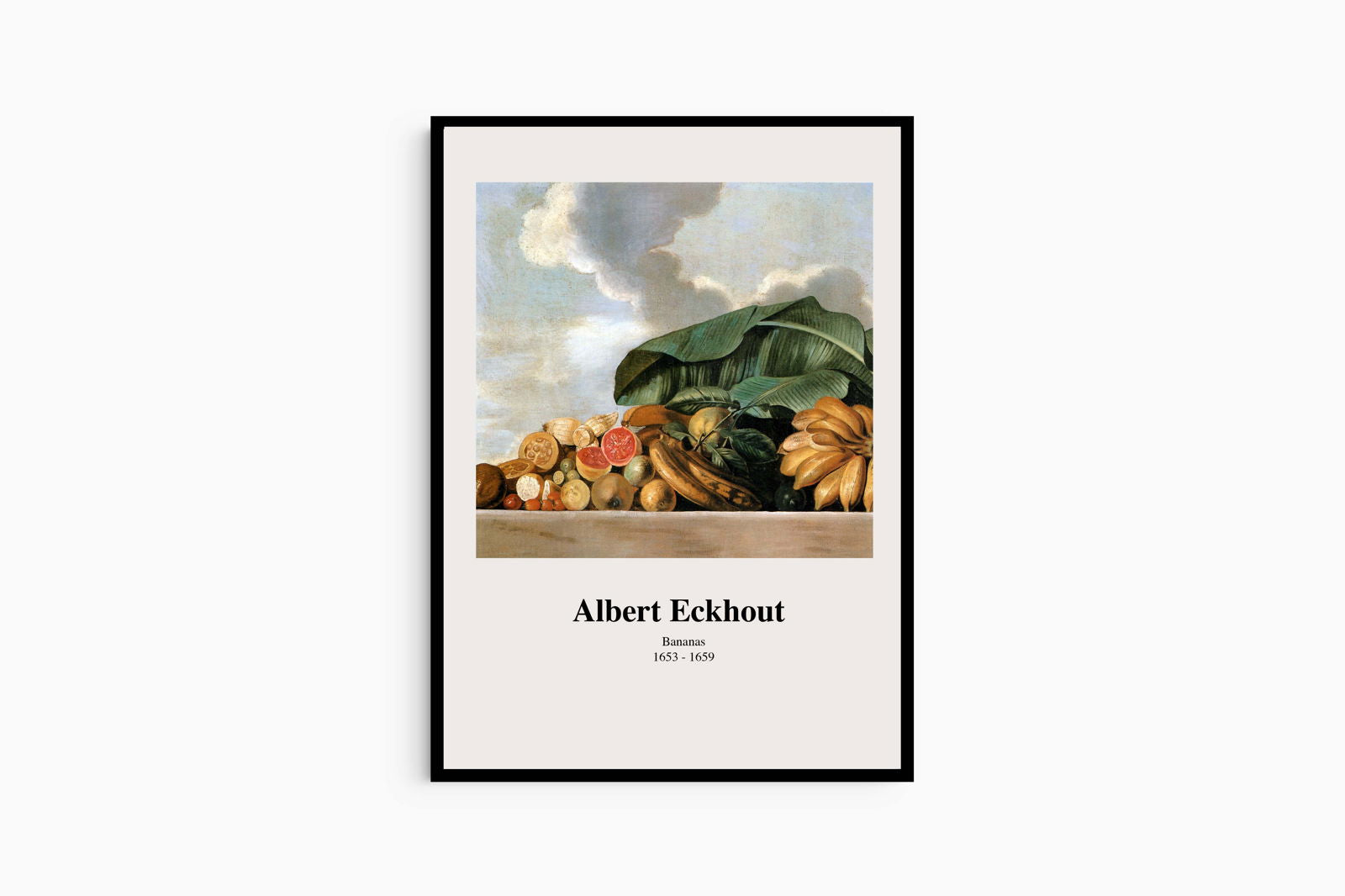 Albert Eckhout - Bananas Poster - Hakyarts