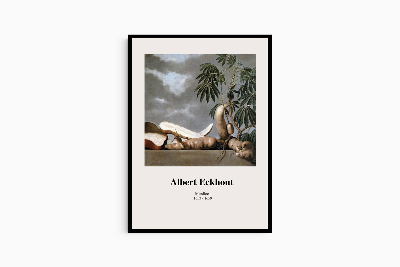 Albert Eckhout - Mandioca Poster - Hakyarts