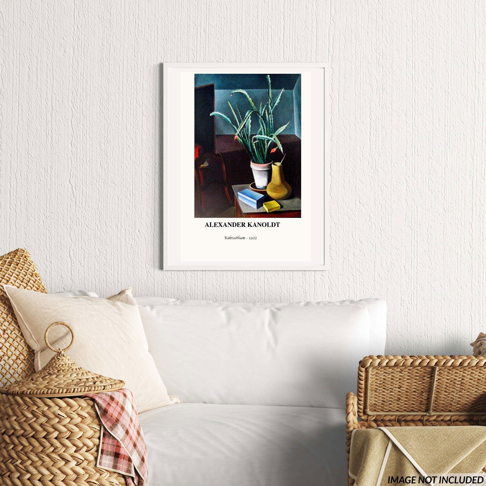 Alexander Kanoldt - Cactus Sill Life Poster - Hakyarts