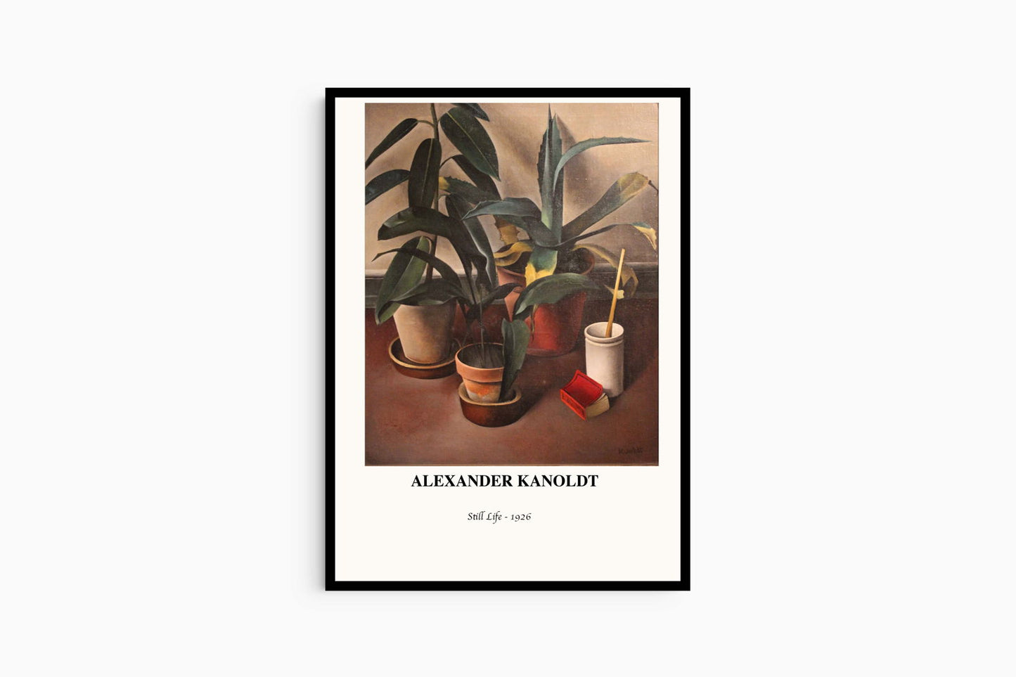 Alexander Kanoldt - Still Life Poster - Hakyarts