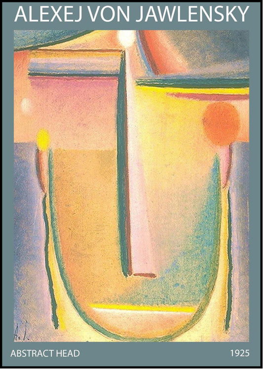 Alexej von Jawlensky - Abstract Head Desire Poster - Hakyarts