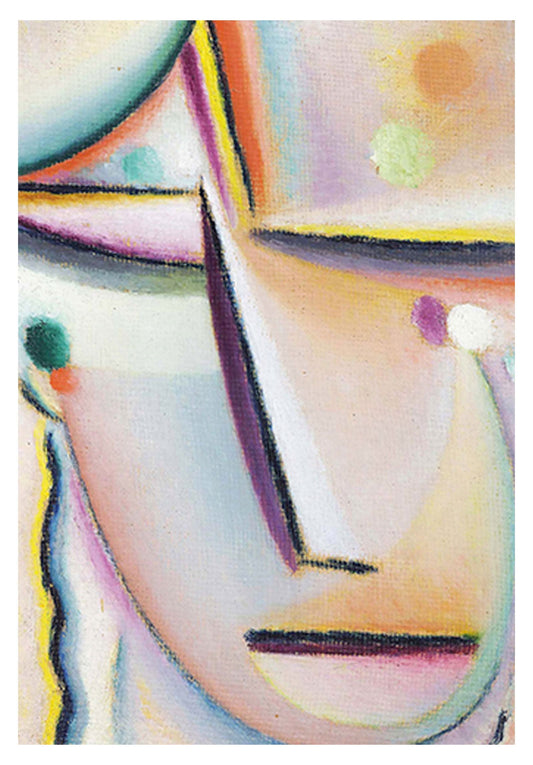 Alexej von Jawlensky - Abstract Head Mediation The Prayer - Hakyarts