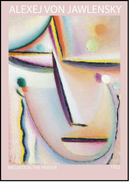 Alexej von Jawlensky - Abstract Head Mediation The Prayer Poster - Hakyarts