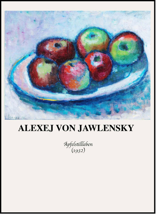 Alexej von Jawlensky - Plate of Apples Poster - Hakyarts