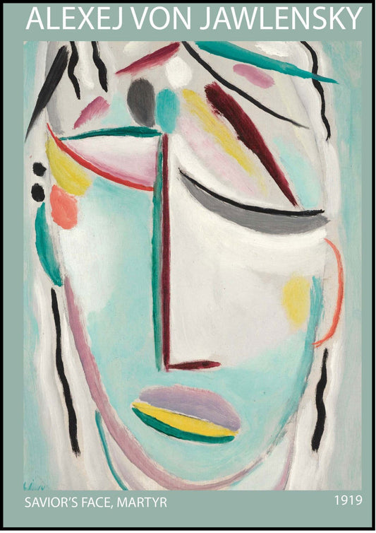 Alexej von Jawlensky - Saviour's face Martyr Poster - Hakyarts