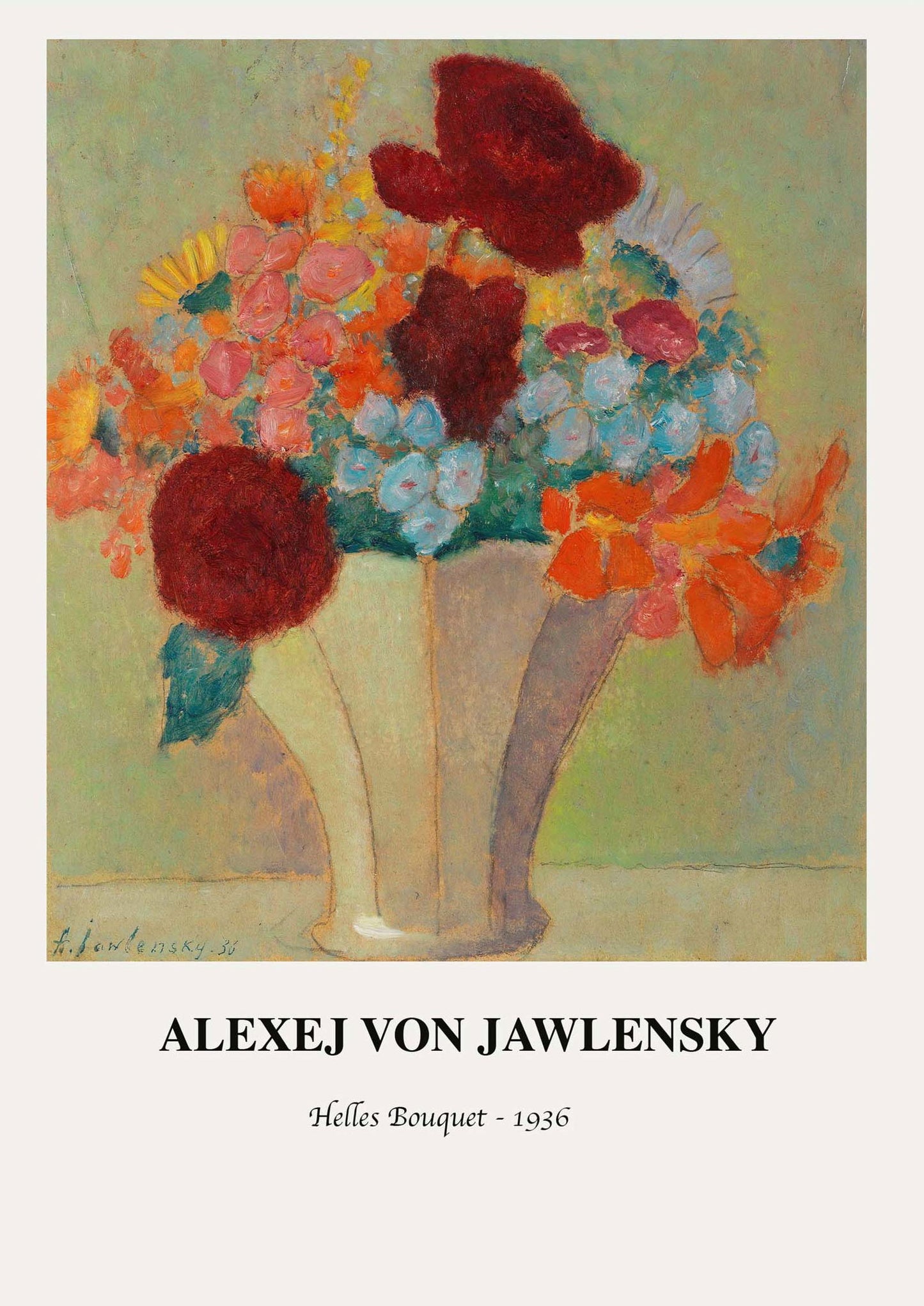 Alexej von Jawlensky Poster - Helles Bouquet Poster - Hakyarts