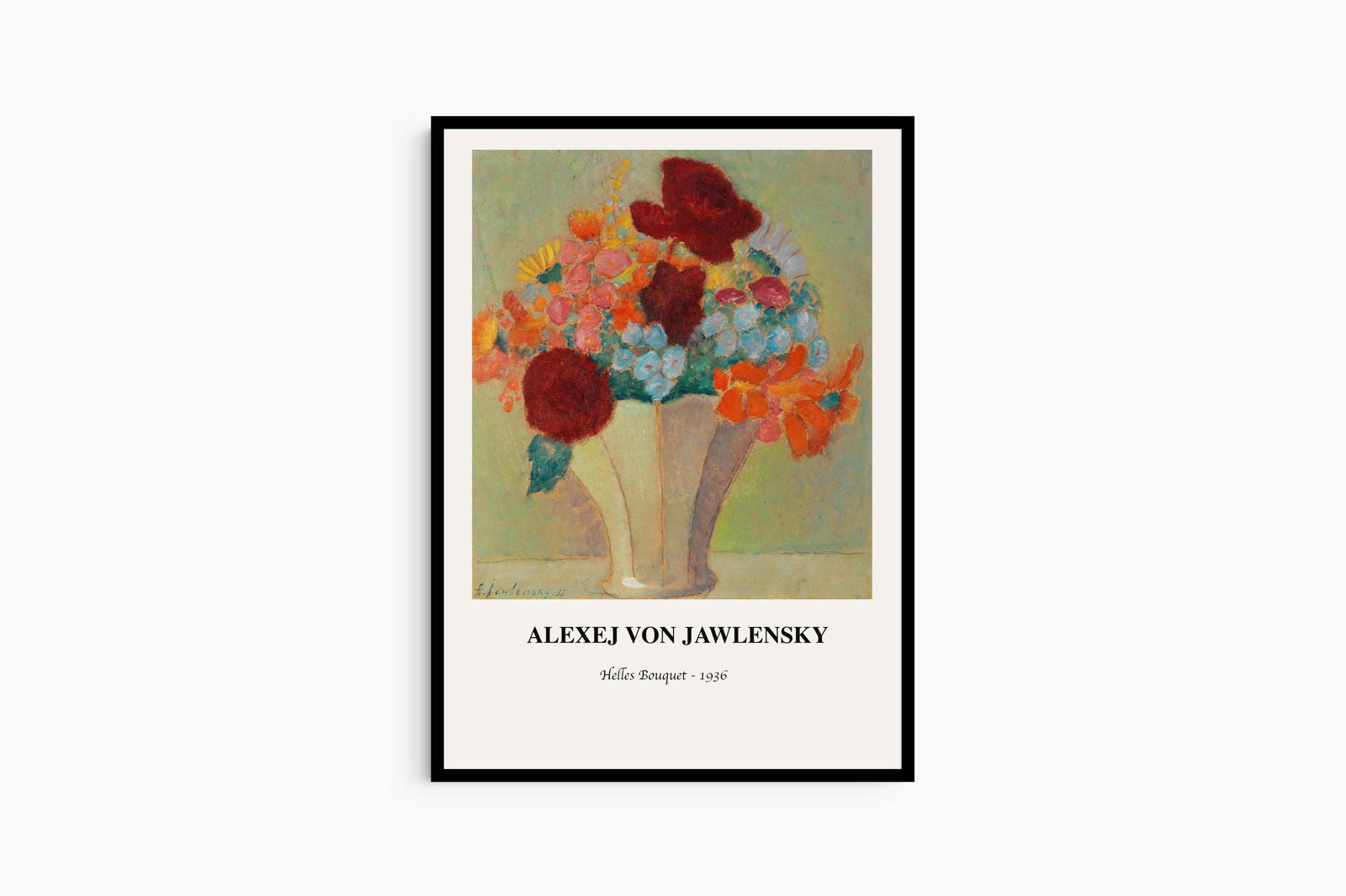 Alexej von Jawlensky Poster - Helles Bouquet Poster - Hakyarts