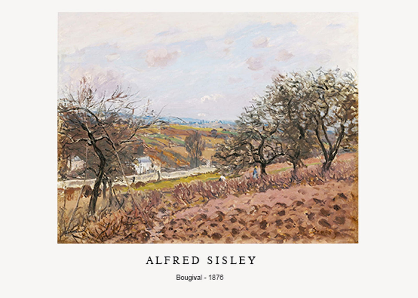 Alfred Sisley - Bougival poster - Hakyarts