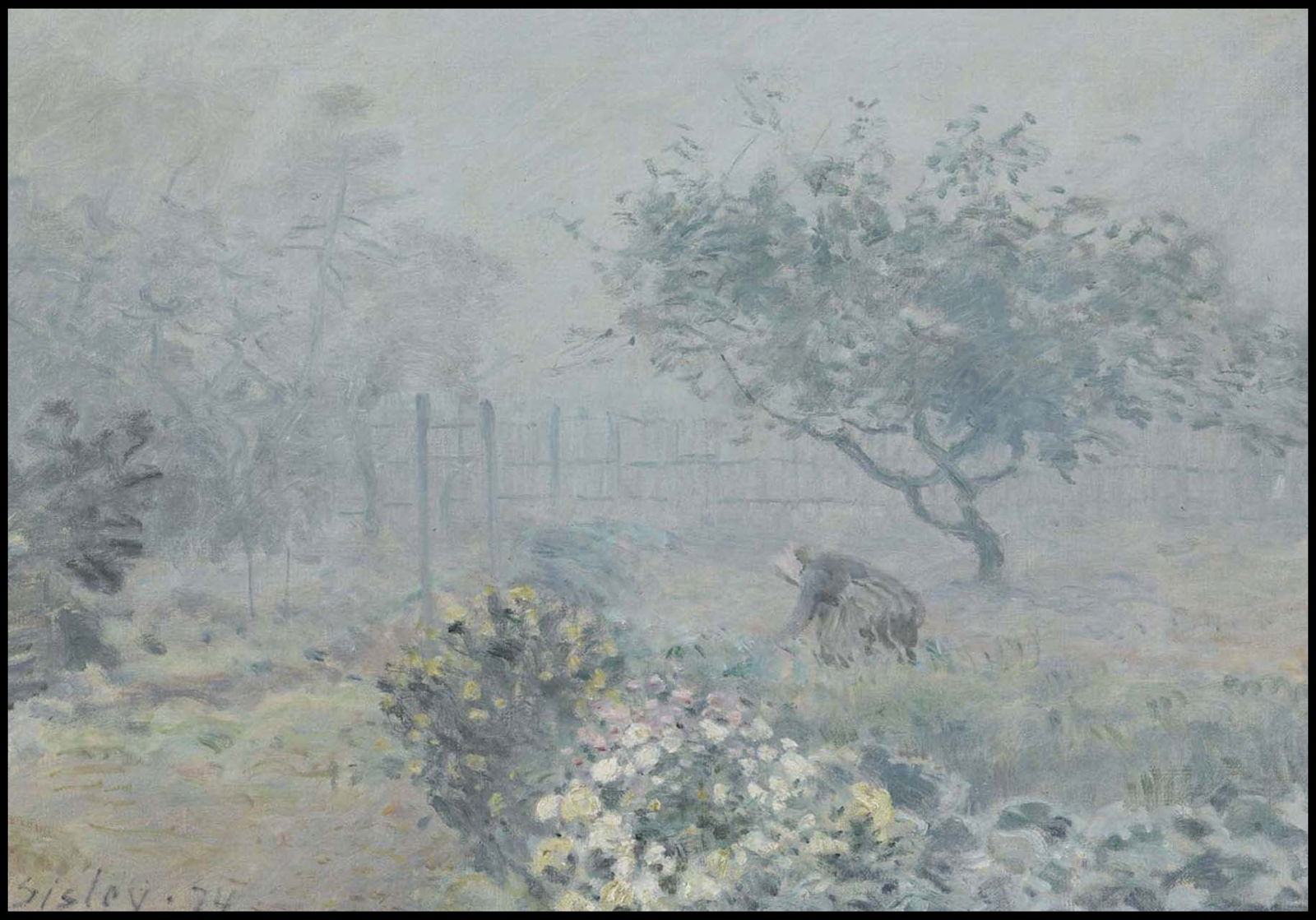 Alfred Sisley - Fog Voisins - Hakyarts