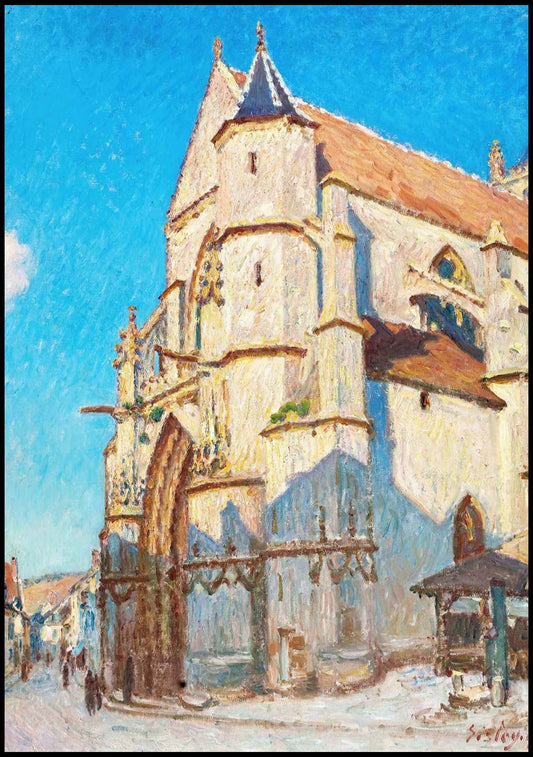 Alfred Sisley - L’Église de Moret - Hakyarts