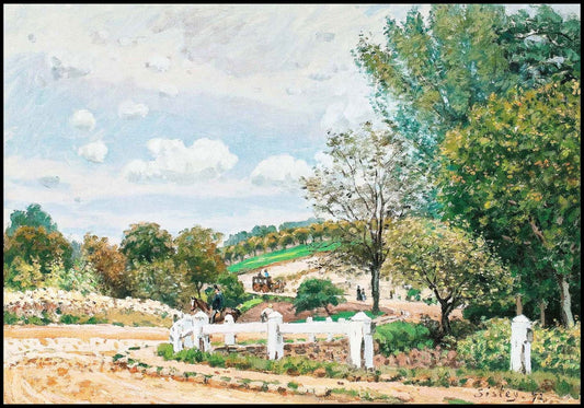 Alfred Sisley - La Route De Verrières - Hakyarts