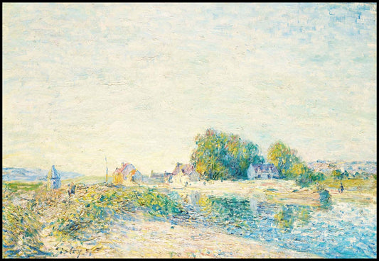 Alfred Sisley - Le Barrage du canal du Loing à Saint-Mammès - Hakyarts